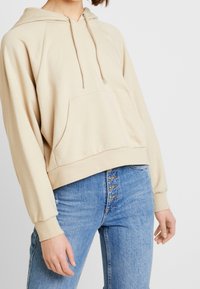 Monki Felpa con cappuccio - beige