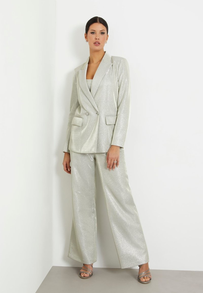 Guess Broek zilverkleurig