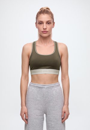 Guess, BRUNELLA BRA - Brassières de sport à maintien normal - dark oak