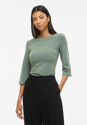 MIT 3/4-ÄRMELN VIEMILIE U-BOOT-AUSSCHNITT - Majica z dolgimi rokavi - laurel wreath