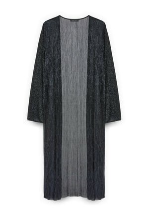 Fiorella Rubino CARDIGAN COPRISPALLE PLISSETTATO - Kardigan - blu