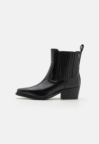 Tommy Hilfiger Cowboy/biker ankle boot - black