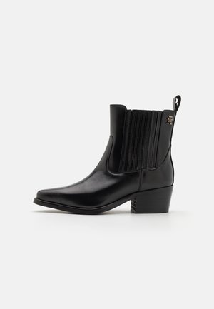 Tommy Hilfiger Kovbojské/motorkářské kotníkové boty - black