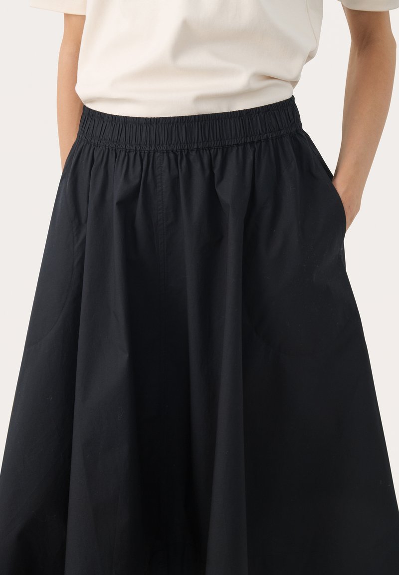 Jupe Noire Femme Part Two Taille 14 - Longueur Genou, Coupe A-Line, Neuve Avec étiquettes