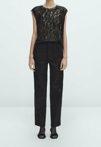 Massimo Dutti Jeans a sigaretta - black