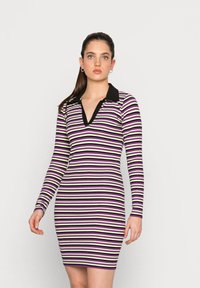 Neon & Nylon NEOSANDRA DRESS - Vestido de malha - black