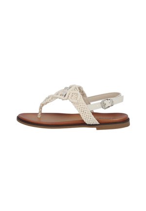 REYBELLA - Sandalias de dedo - cremeweiß