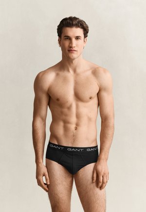 GANT, 3ER PACK SLIM FIT, LOGO STRETCH UNI 3-PACK - Slip - schwarz