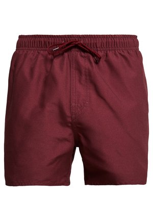 VOLLEY - Swimming shorts - burgundy
