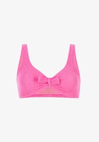 Niewybrane, różowy pastelowy top kąpielowy