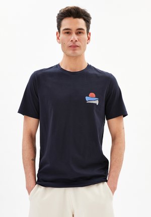 JAAMES SUNSET - T-shirt print - depth navy