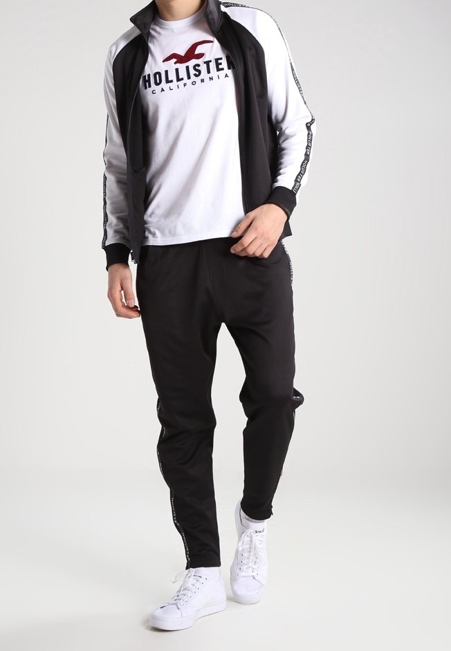 Hollister Pantalones deportivos black/negro (Segunda mano