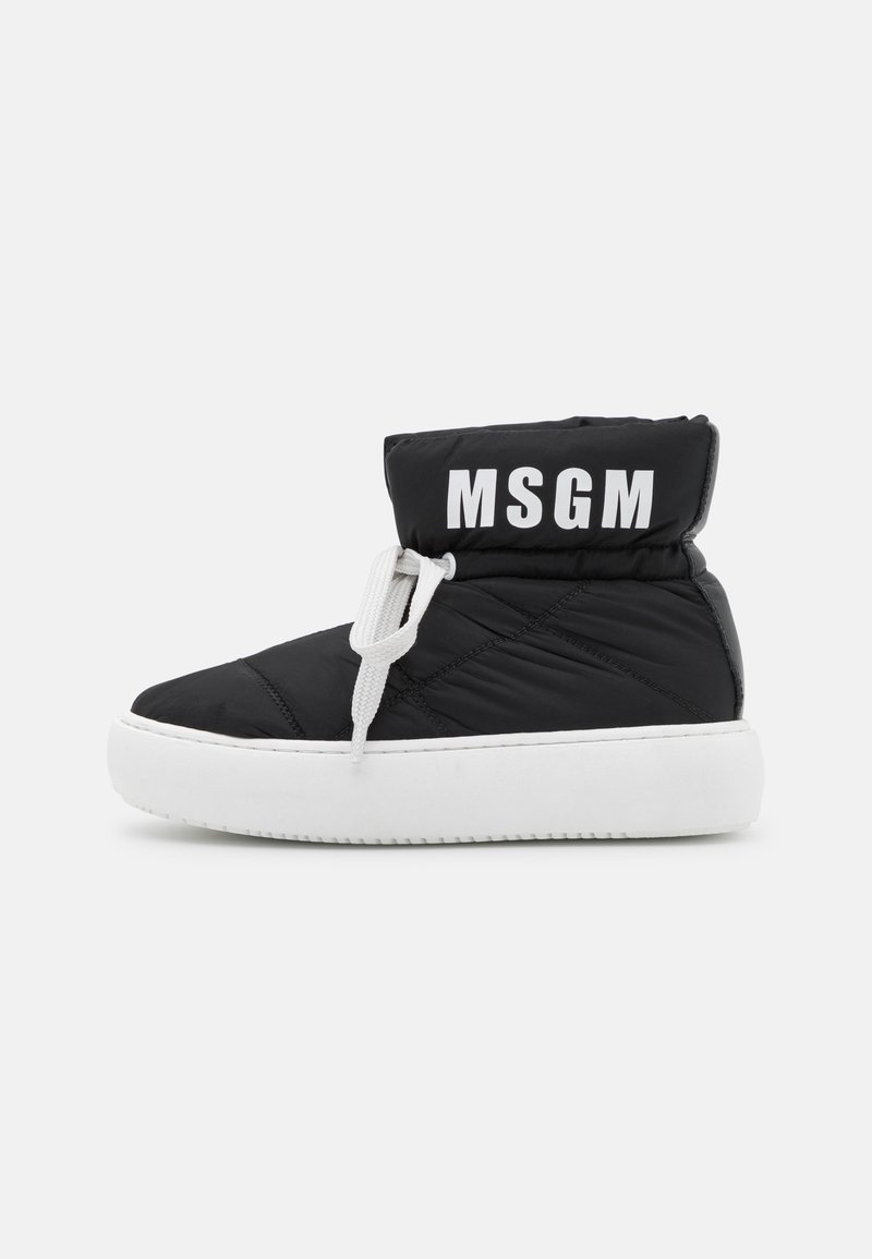 MSGM Botas clássicas de cano curto - black