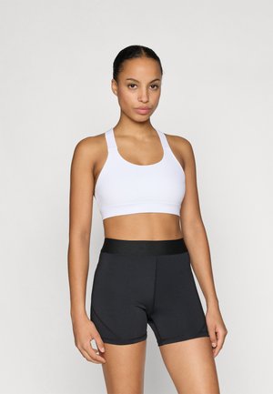 POWER MEDIUM SUPPORT BRA - Športni modrček s srednjo podporo - white