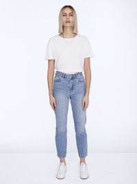 Noisy May Calças de ganga de perna direita - light blue denim