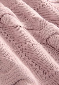 Next CABLE OFF THE SHOULDER  - Džemper - blush pink