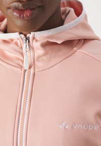 Vaude WOMENS VALSORDA HOODY - Cipzáras pulóver - soft rose