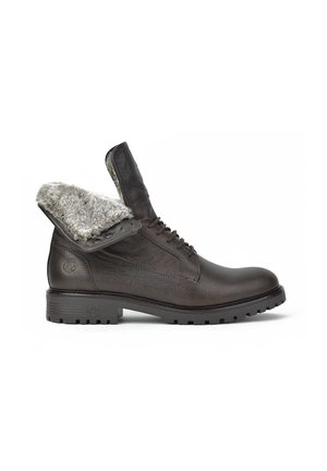 Botines con cordones - marron