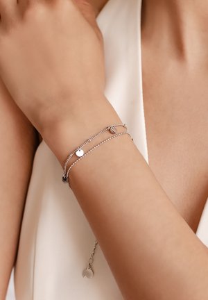 COIN AND BAR SET OF 2 - Bracelet - silver-coloured