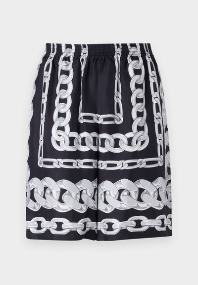 Versace MEDUSA CHAINS PRINT  - Short - black/silver-coloured