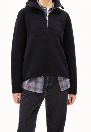 Fleecepullover - black