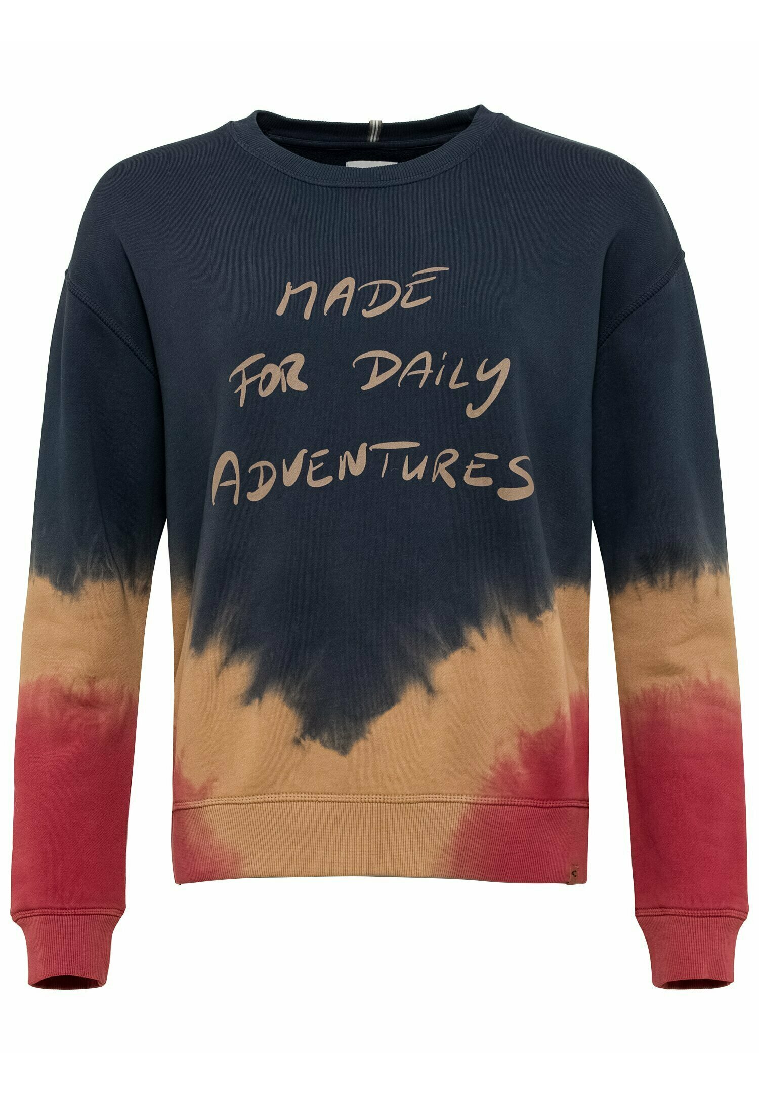 Camel Active Damen Sweatshirt Mit Batik-Look – Lässig & Bequem Aus 100% Baumwolle
