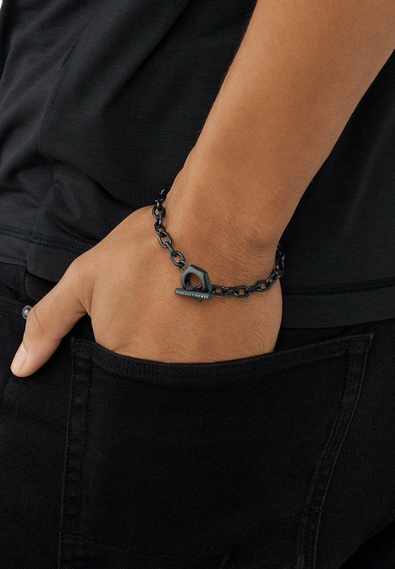 Armani Exchange CLASSIC Bracelet black/noir ZALANDO.FR