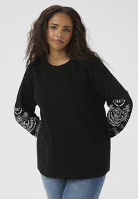 Kaffe Curve VIVA - Mikina - black deep