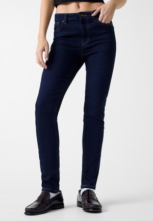 Jeans Skinny Fit - in dark rinse shine
