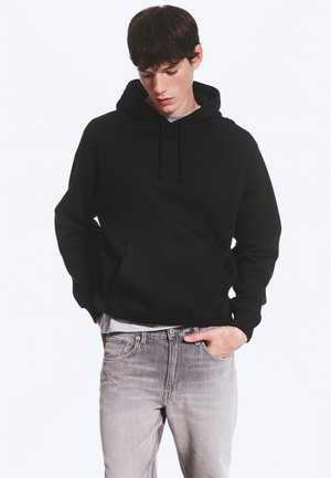 Weekday, CLASSIC HOODIE - Kapuzenpullover - black