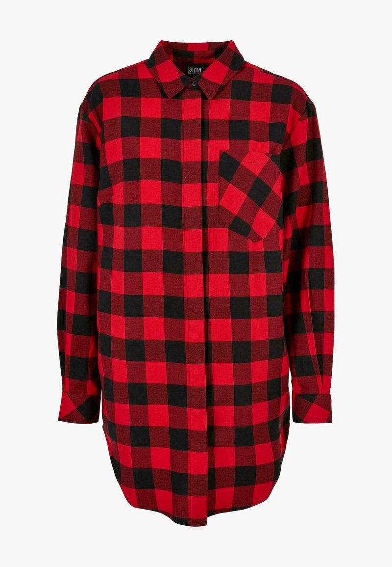 black and red flannel shirt dress Legendary Whitetails Women's Open Spaces Long Sleeve Flannel Dress