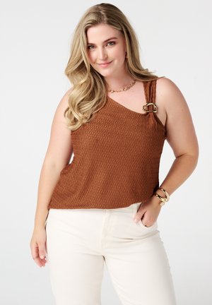 Blouse - cognac