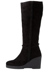 mint&berry Botas de cuña - black