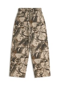 SUPER PRINTED - BAGGY - Hlače - dark brown