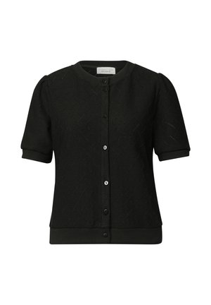 Street One Studio, KURZARM JACKE MIT RUNDHALS UND KNÖPFEN - Gilet - black