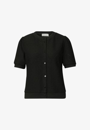 Street One Studio, KURZARM JACKE MIT RUNDHALS UND KNÖPFEN - Neuletakki - black