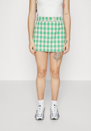 Vero Moda Petite MINI SKIRT  - Minijupe - bright green/birch