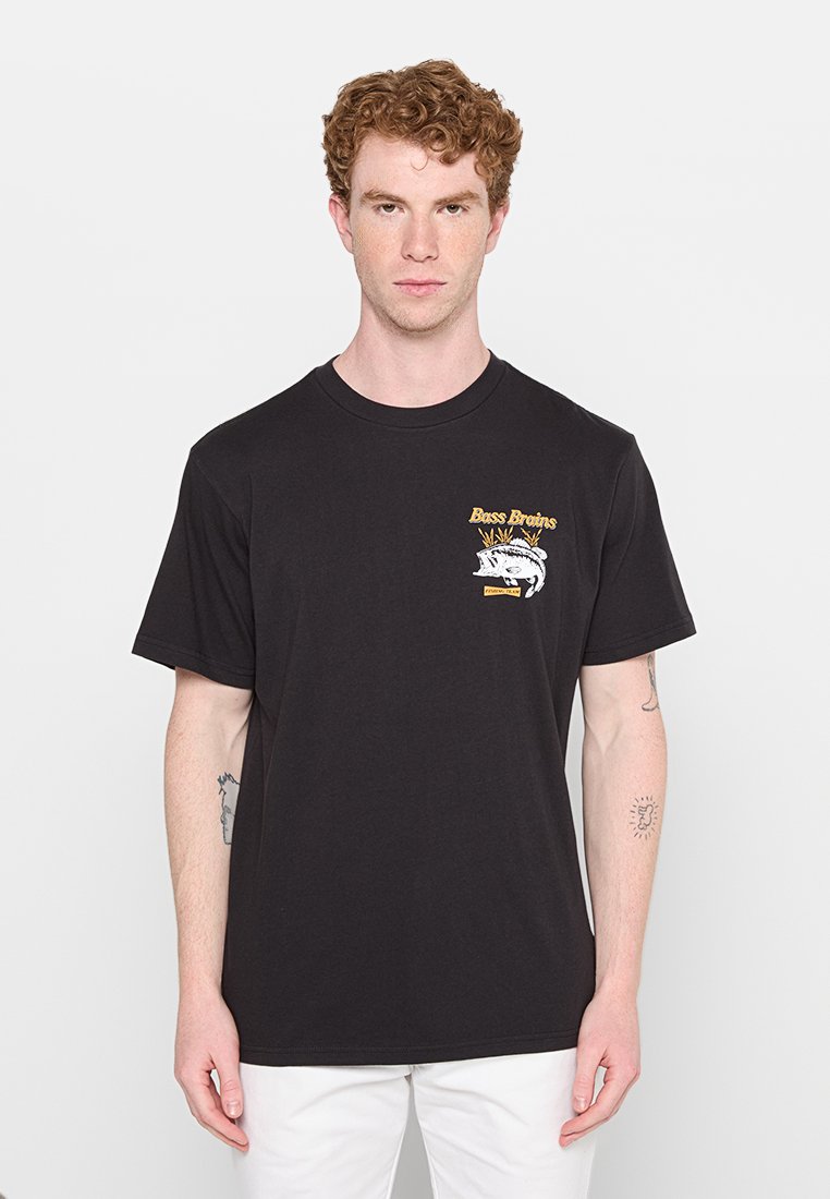 brixton T-shirt print zwart brixton T-shirt print zwart