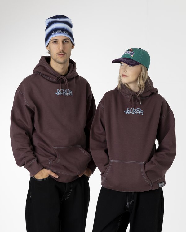 SELECT CONTRAST HOODIE UNISEX - Sweatshirt - purple