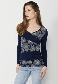 Koroshi Langarmshirt - navy