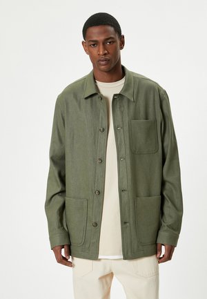 POCKET DETAIL BUTTONED  - Let jakke / Sommerjakker - khaki