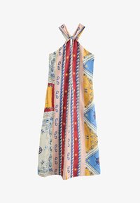 Sélectionné, red scarf printed