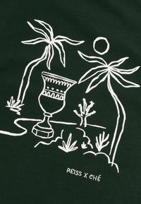 Reiss REGULAR FIT - Marškinėliai su spaudiniu - green