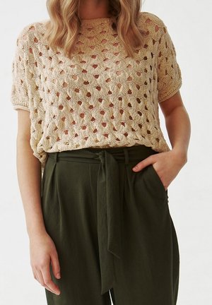 T-Shirt print - beige