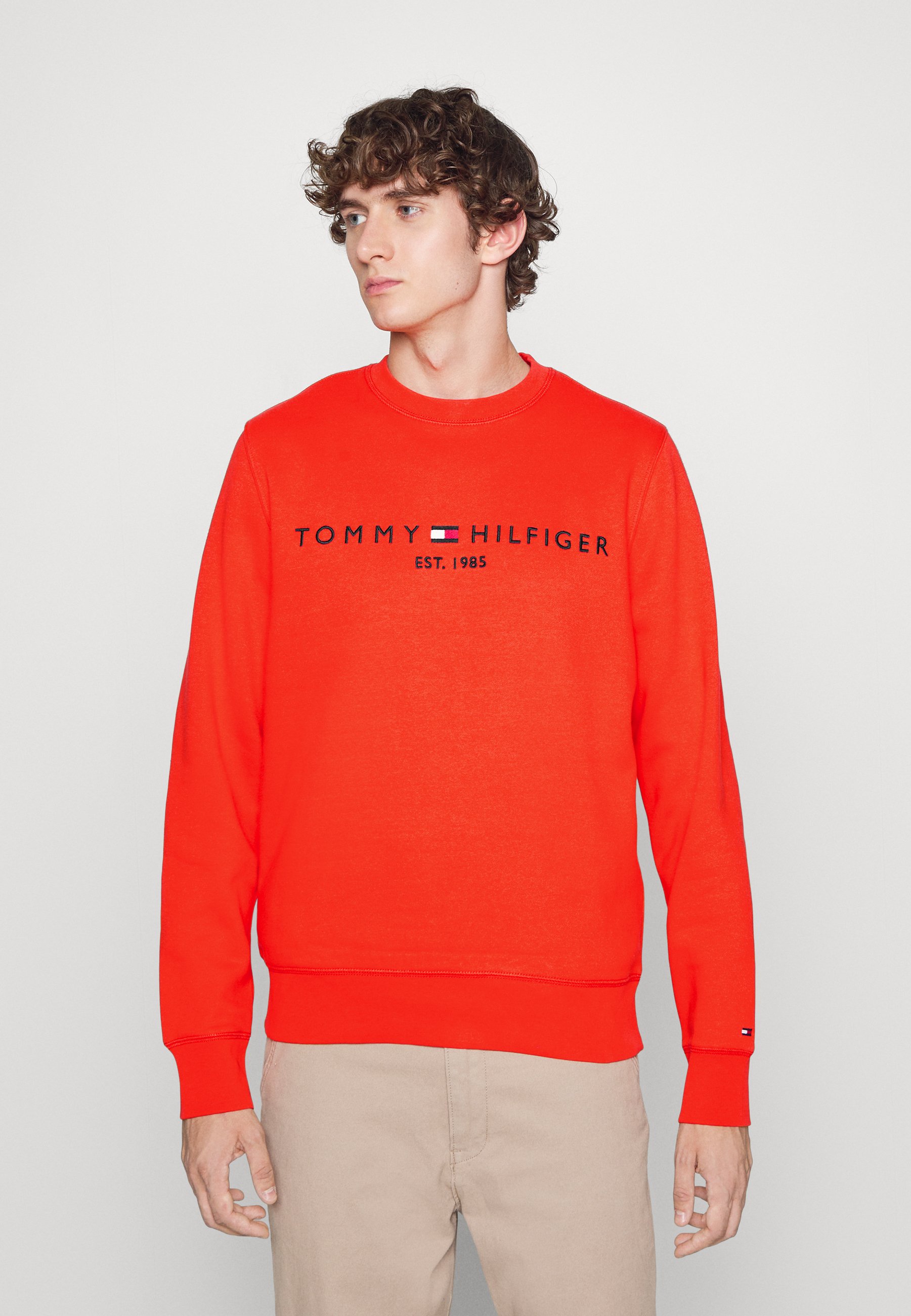 Tommy Hilfiger LOGO - Sweatshirt - acid orange/orange - Zalando.co.uk