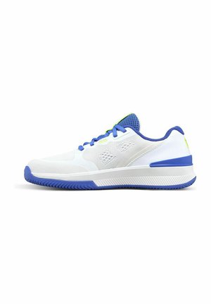 INTRIGUE PRO - ALLCOURT TENNISSCHUH - Tennisschoenen voor alle ondergronden - white   amparo blue   safety yellow