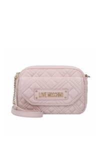 Love Moschino QUILTED UMHÄNGE - Borsa a tracolla - powder
