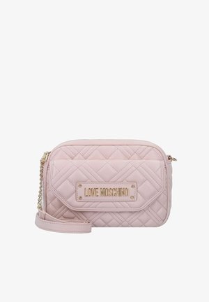 Love Moschino QUILTED UMHÄNGE - Borsa a tracolla - powder
