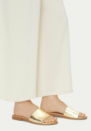 Lasocki, LASOCKI WOMEN'S FLIP-FLOPS GOLD - Pantolette flach - gold-coloured
