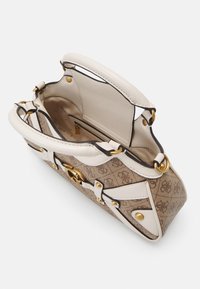 Guess MINTHA SMALL SATCHEL Cross body bag latte/stone